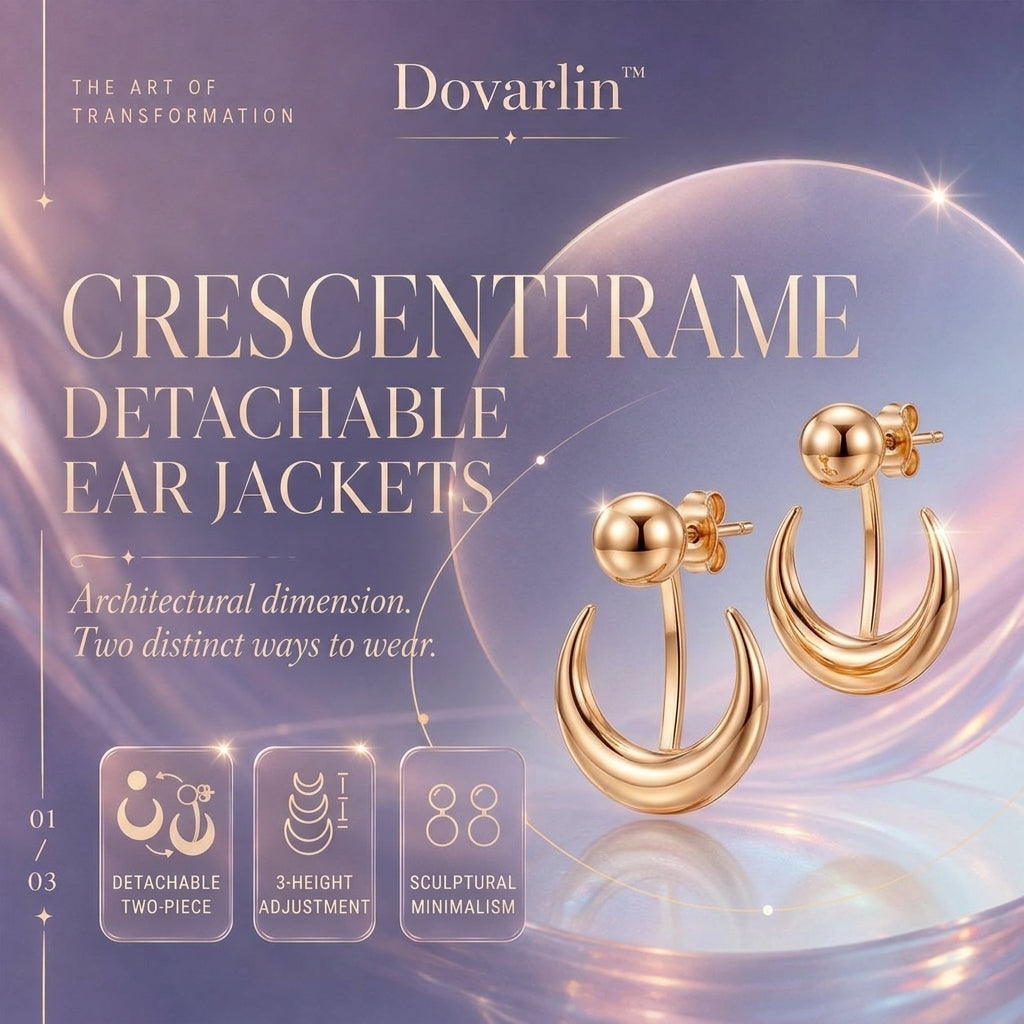 Dovarlin™ CrescentFrame Detachable Ear Jackets
